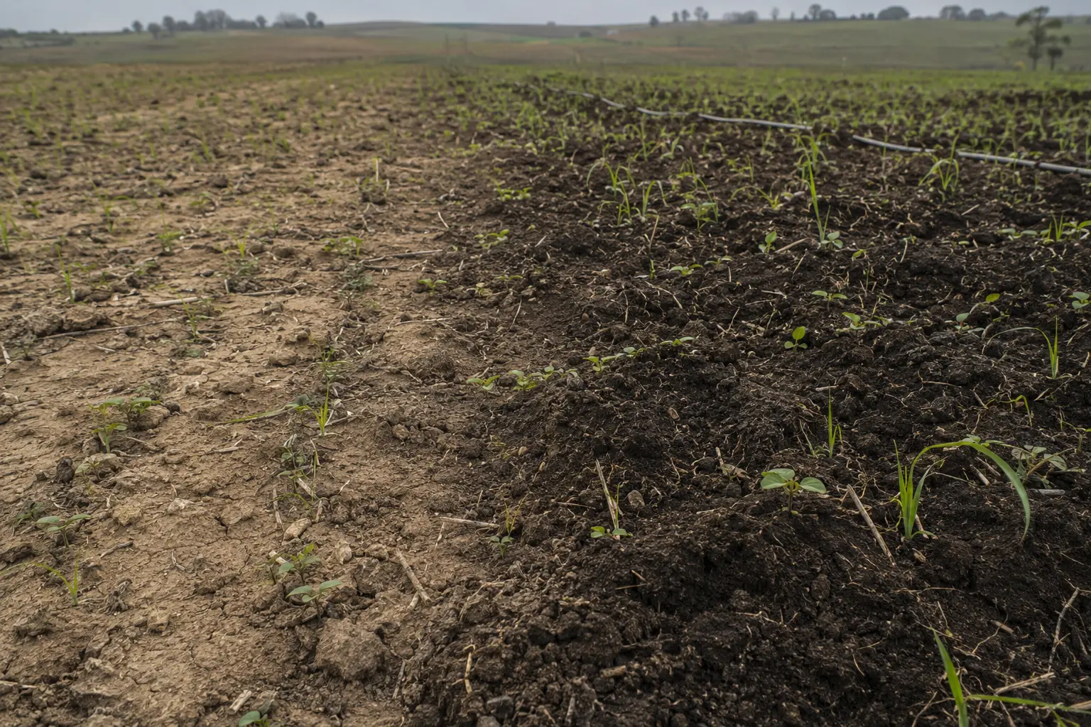 Soil restoration — SALINITY · COMPACTION · LOW ORGANIC MATTER