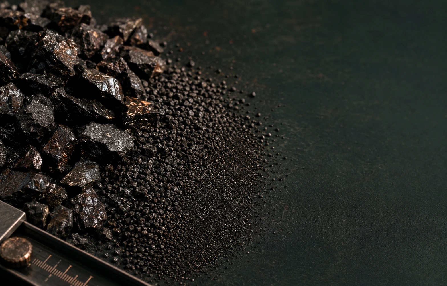 Leonardite source mineral and controlled granules